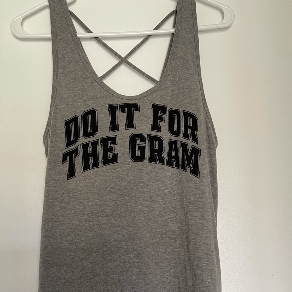 Victoria’s Secret tank top “do it for the gram”